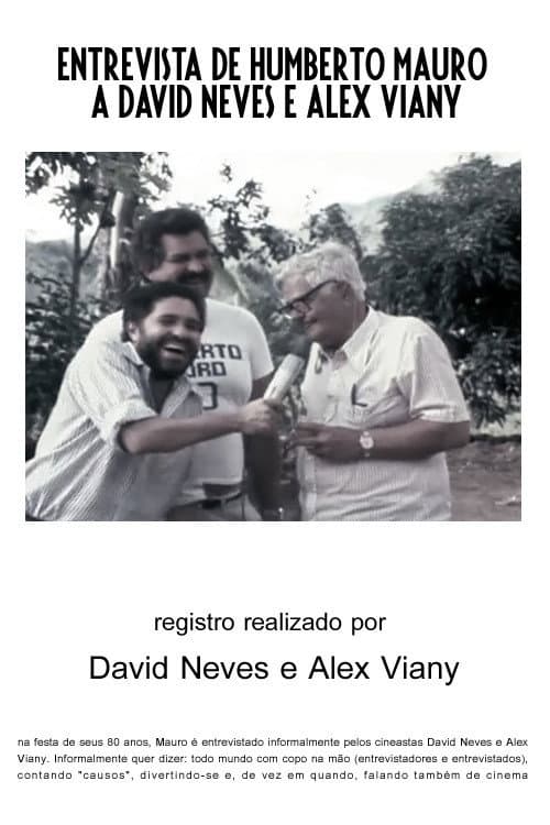 Poster for Entrevista de Humberto Mauro a David Neves e Alex Viany