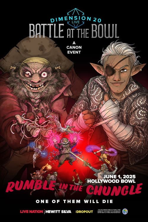 Poster for Dimension 20 Live: Battle at the Bowl