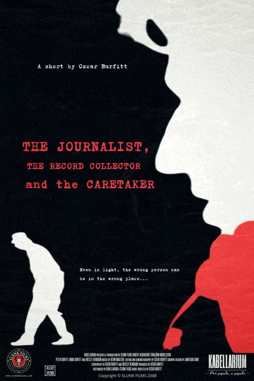 Poster for The Journalist, the Record Collector and the Caretaker