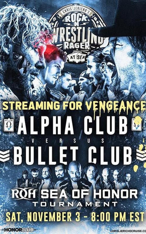 Poster for Chris Jericho's Rock N' Wrestling Rager at Sea: Sea of Honor