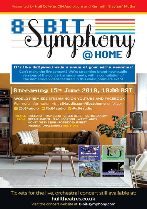 Poster for 8-Bit Symphony @ Home