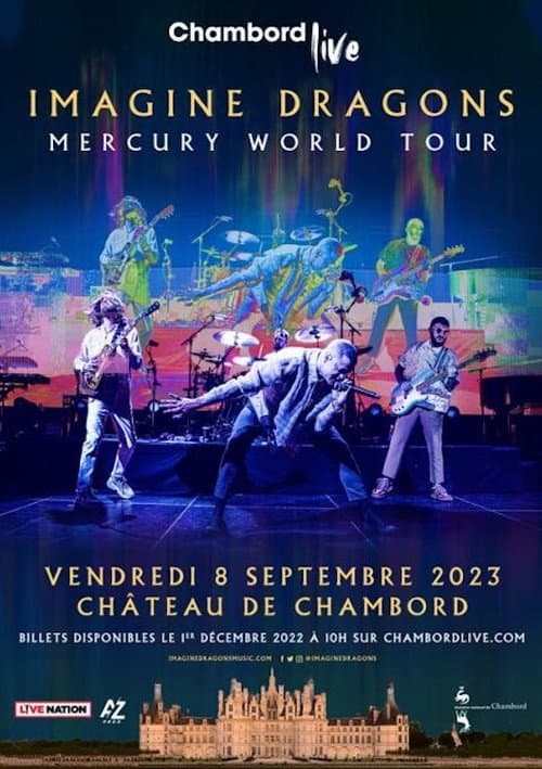 Poster for Imagine Dragons, live à Chambord