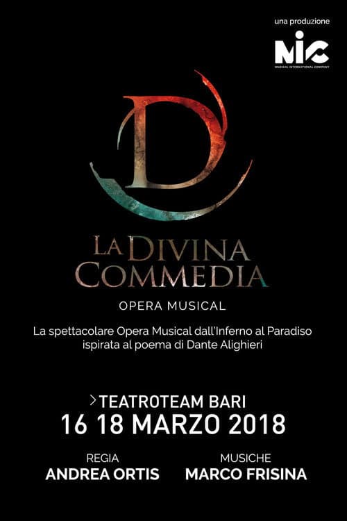 Poster for La Divina Commedia Opera Musical