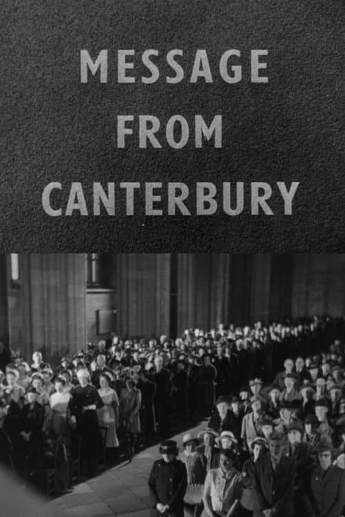 Poster for Message from Canterbury
