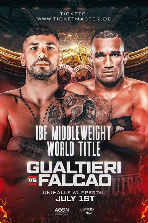 Poster for Vincenzo Gualtieri vs. Esquiva Falcao