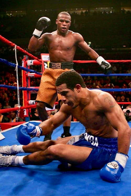 Poster for Floyd Mayweather Jr. vs. Sharmba Mitchell