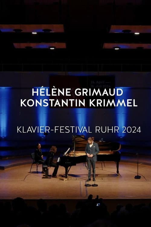 Poster for Hélène Grimaud & Konstantin Krimmel @ Ruhr Piano Festival 2024