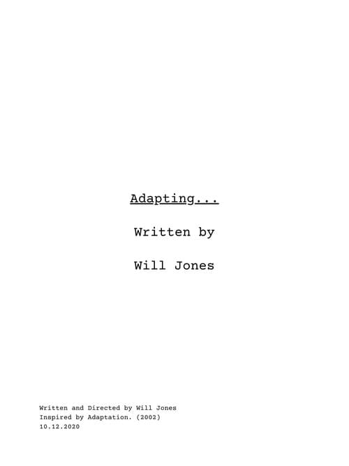 Poster for Adapting...