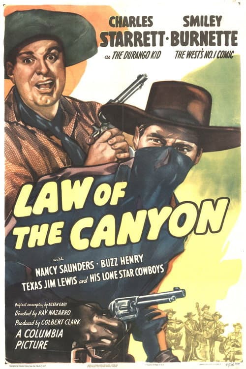 Постер до фільму «Law of the Canyon»