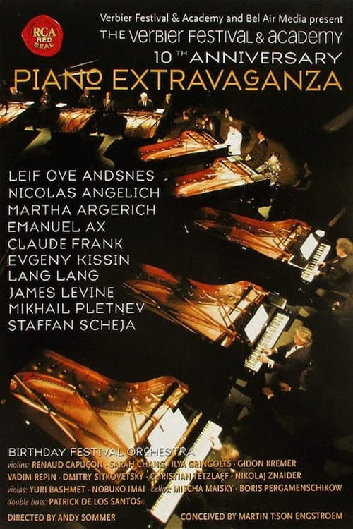 Poster for The Verbier Festival & Academy 10th Anniversary: Piano Extravaganza