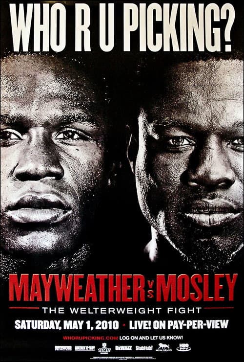 Poster for Floyd Mayweather Jr. vs. Shane Mosley