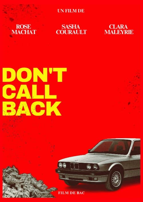 Poster for DON'T CALL BACK