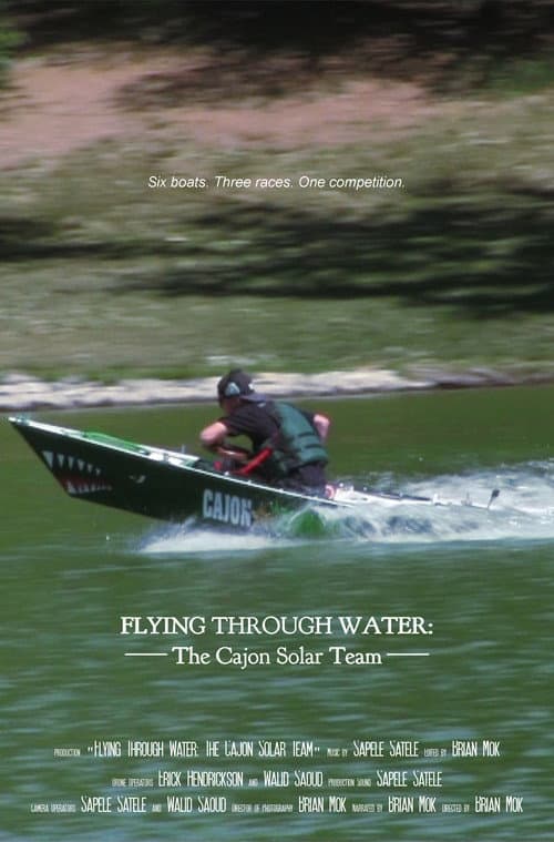 Poster for Flying Through Water: The Cajon Solar Team