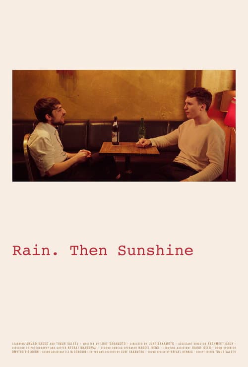 Poster for Rain. Then Sunshine