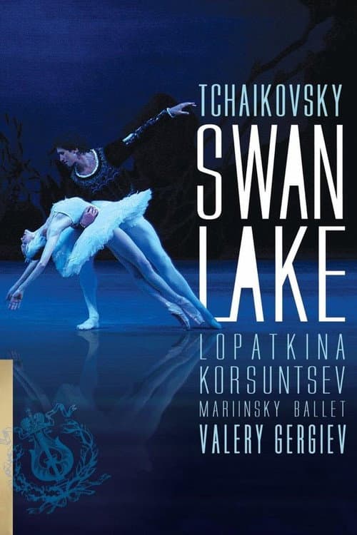 Poster for Pyotr Tchaikovsky Ballet 'Swan Lake' 2007 at the Mariinsky Theatre in St Petersburg