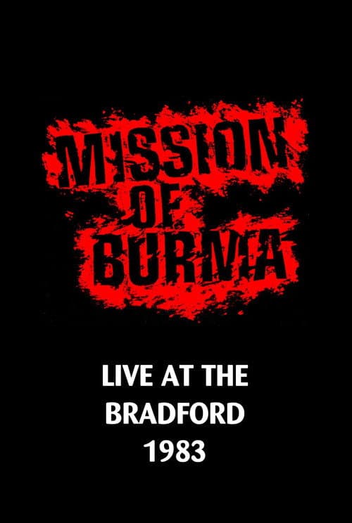Poster for Mission of Burma Live at the Bradford