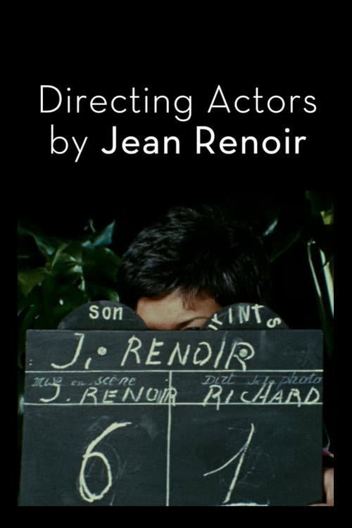 Poster for Directing Actors by Jean Renoir