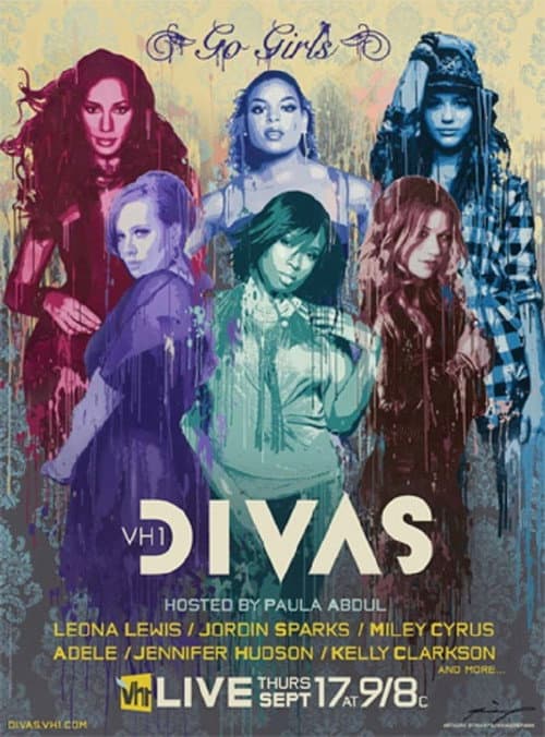 Poster for VH1 Divas 2009