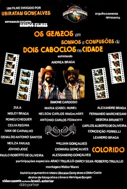 Poster for Sonhos e Confusões de Dois Caboclos na Cidade