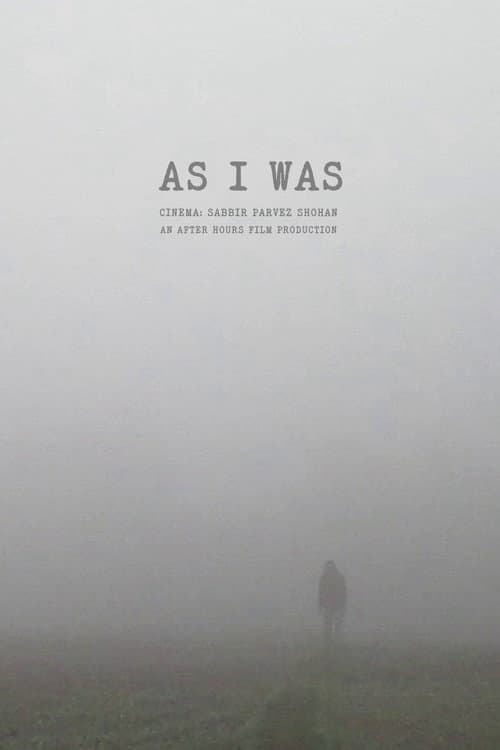 Poster for As I Was