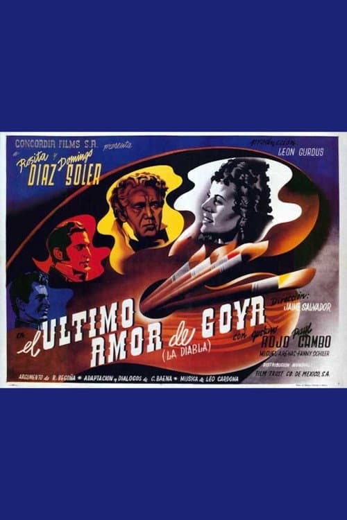 Poster for El último amor de Goya