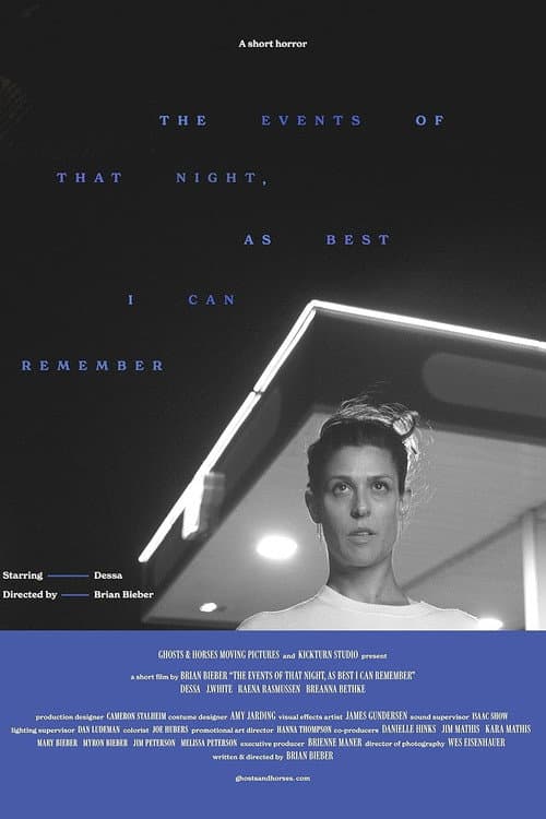 Постер до фільму «The Events of That Night, As Best I Can Remember»