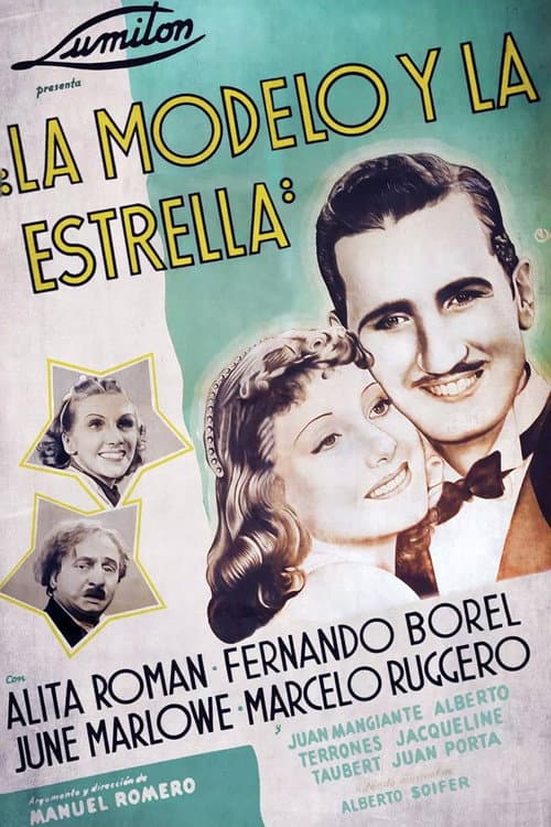 Poster for La modelo y la estrella