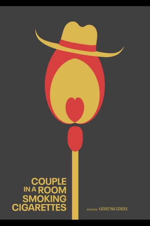 Poster for Couple in a Room Smoking Cigarettes