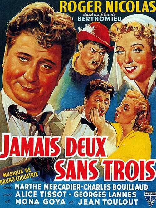 Poster for Jamais deux sans trois