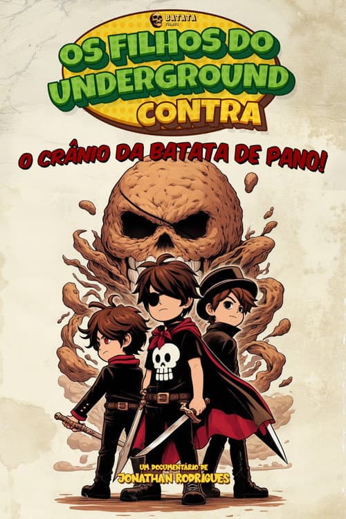Poster for The Underground Children vs. The Rag Potato Skull