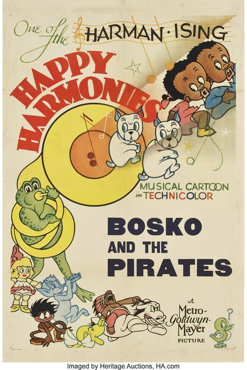 Poster for Little Ol' Bosko and the Pirates