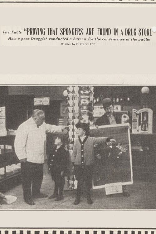 Poster for The Fable 'Proving That Spongers are Found in a Drug Store'
