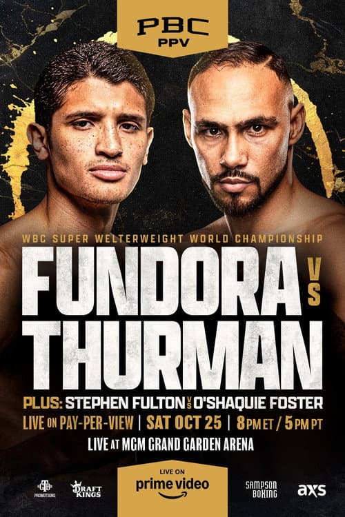 Poster for Sebastian Fundora vs. Keith Thurman