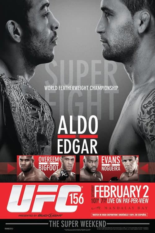 Poster for UFC 156: Aldo vs. Edgar