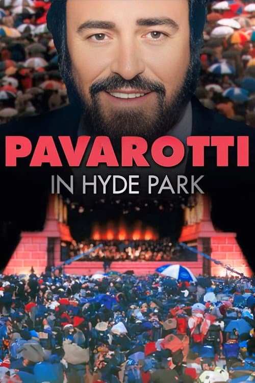 Poster for Pavarotti in Hyde Park