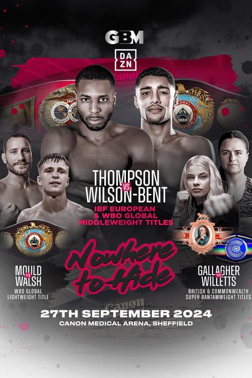 Poster for Shakiel Thompson vs. River Wilson-Bent