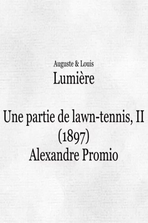 Poster for Une partie de lawn-tennis, II