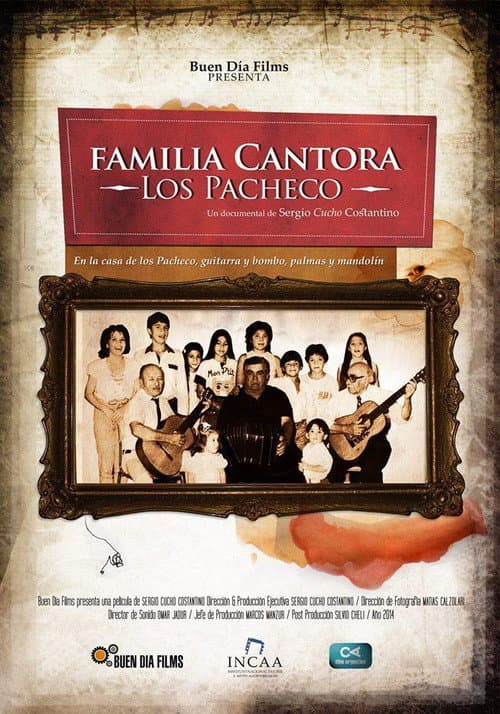 Poster for Familia Cantora, Los Pacheco