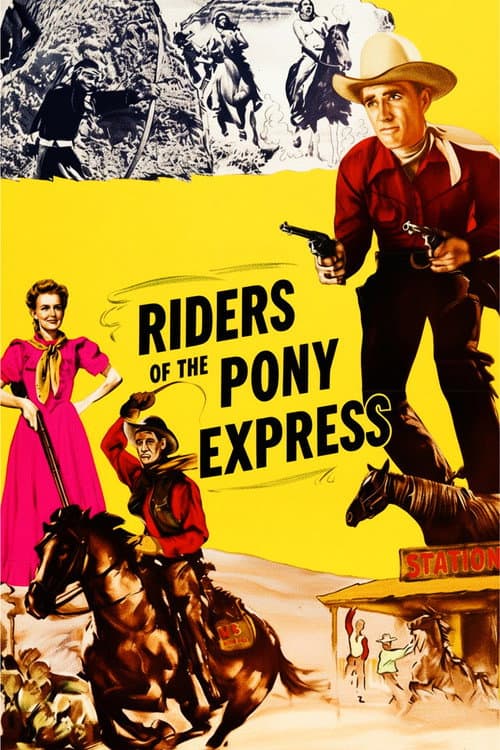 Poster for Riders of the Pony Express