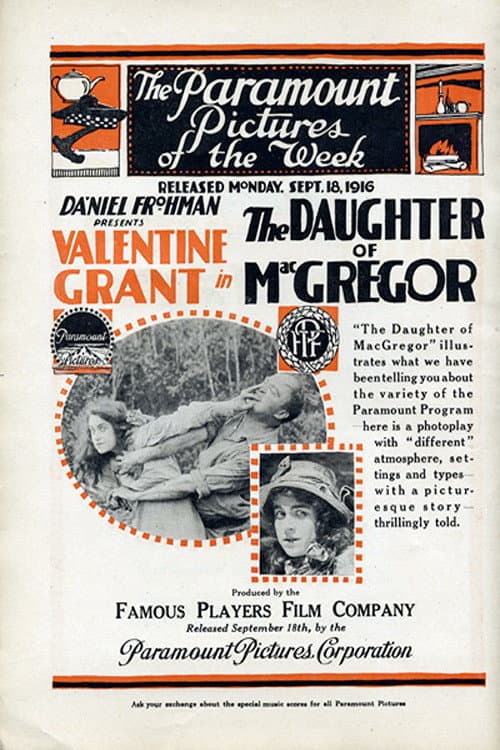 Poster for The Daughter of MacGregor