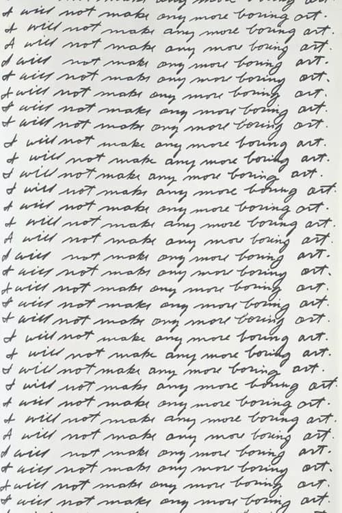Poster for I Will Not Make Any More Boring Art