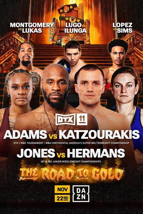 Poster for Brandon Adams vs. Andreas Katzourakis