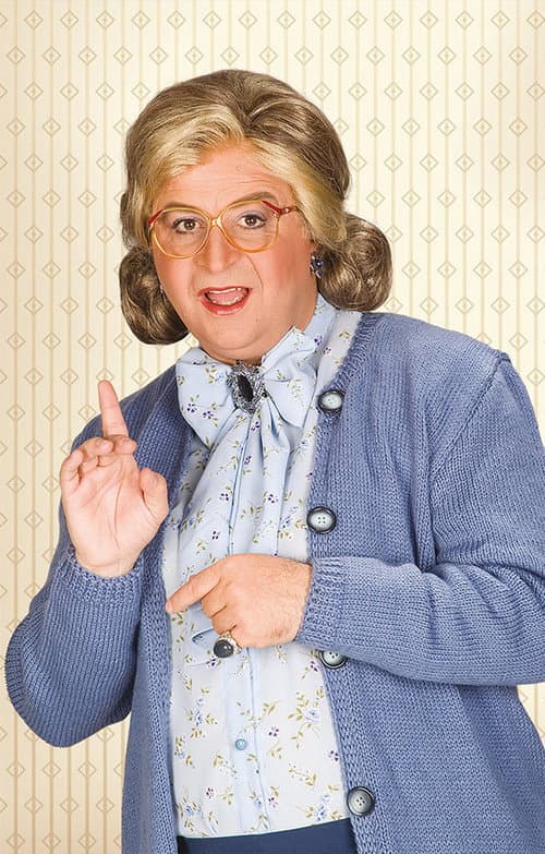 Poster for Mrs DOUBTFIRE - Μάρκος Σεφερλής