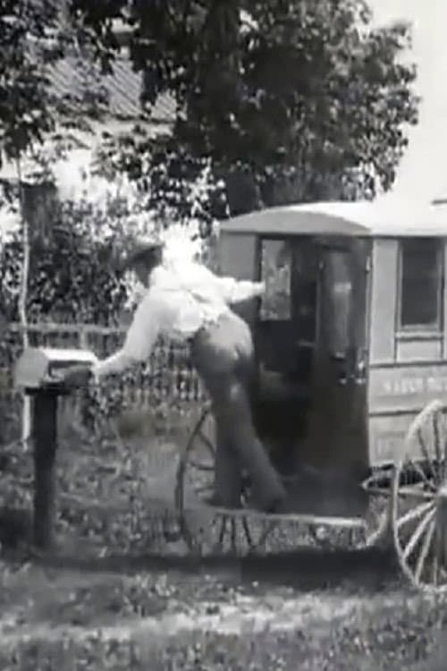 Poster for Rural Wagon Delivering Mail, U.S.P.O.