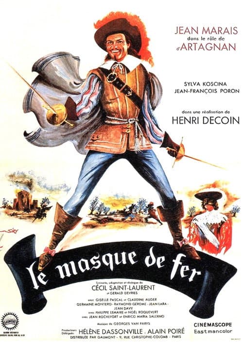 Постер до фільму «Залізна маска (фільм, 1962)»