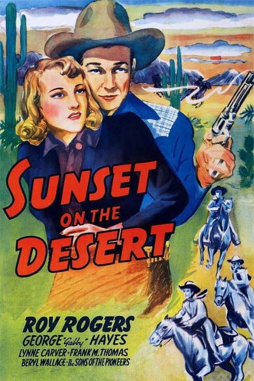 Poster for Sunset on the Desert