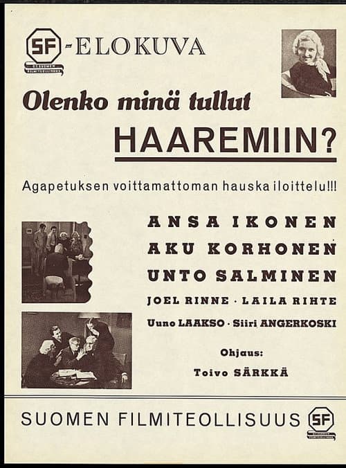 Poster for Olenko minä tullut haaremiin