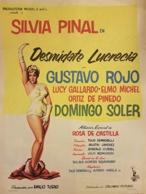 Poster for Desnúdate, Lucrecia