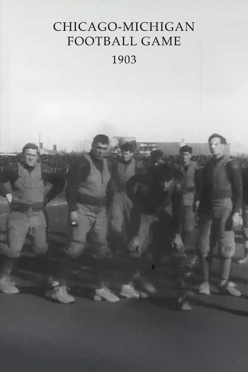 Poster for Chicago-Michigan Football Game