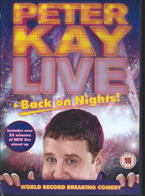 Poster for Peter Kay: Live & Back on Nights